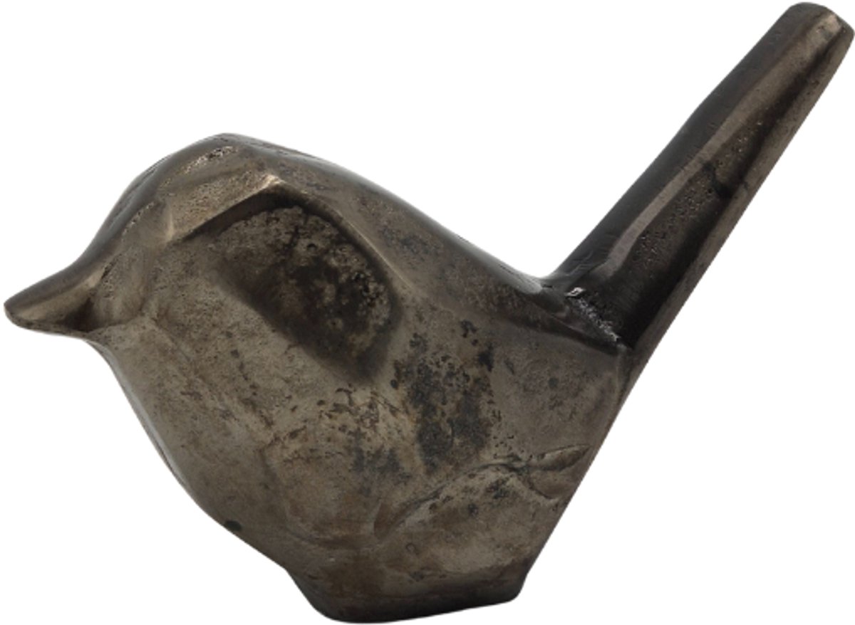 Urnenspecialist® - Urn Vogel - Birdie - Mini urn - Antraciet - Grijs - Vogel Urn - 225ML