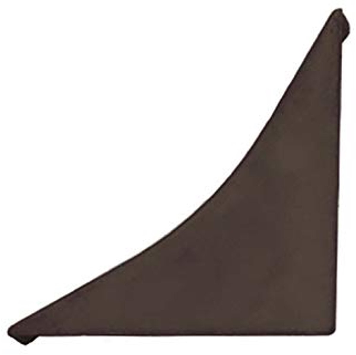 DQ-PP HOEKLIJST EINDSTUK - Wenge - 23 x 23 mm - PVC - Keukenlijst Werkblad Afwerkingslijst