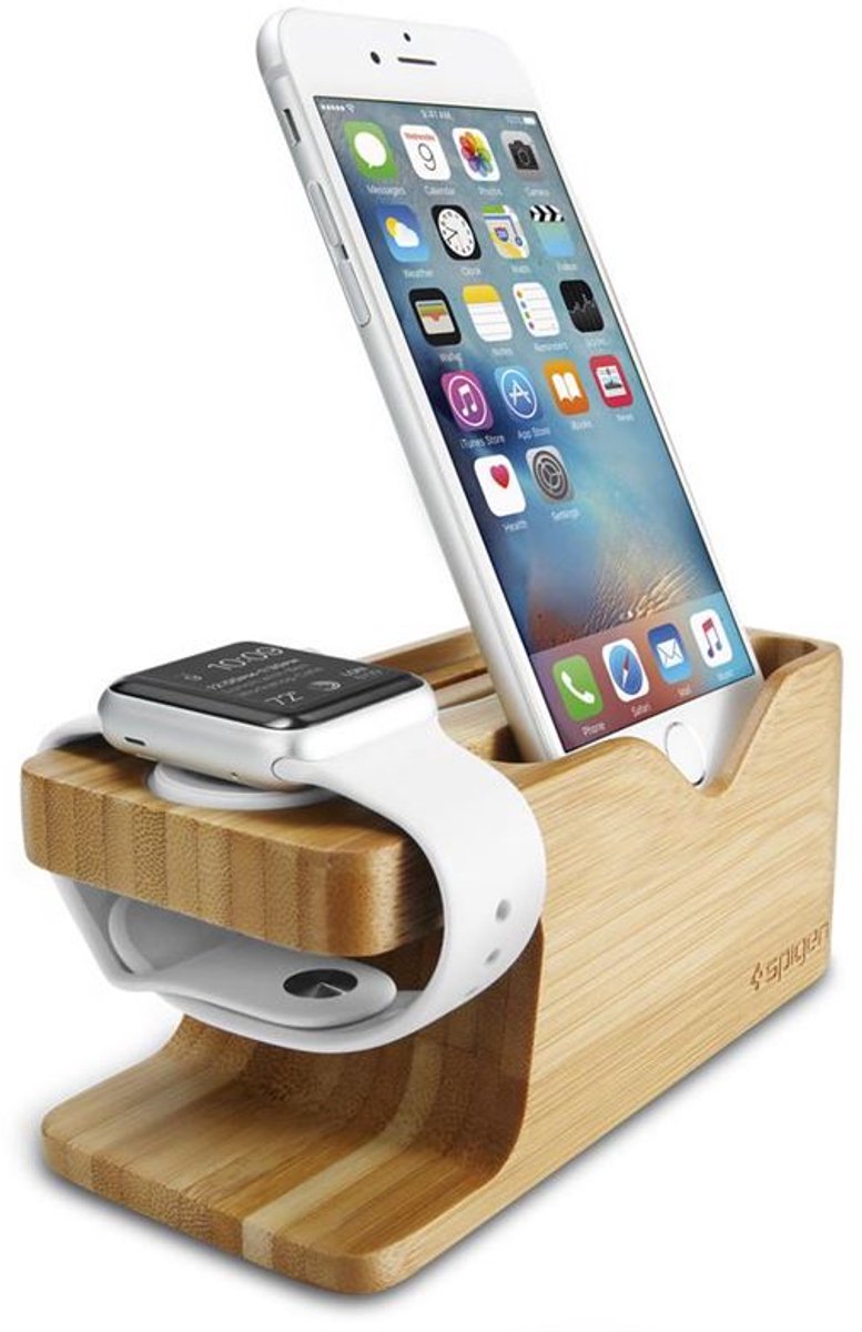 Spigen Standaard Voor Apple Watch + Iphone S370