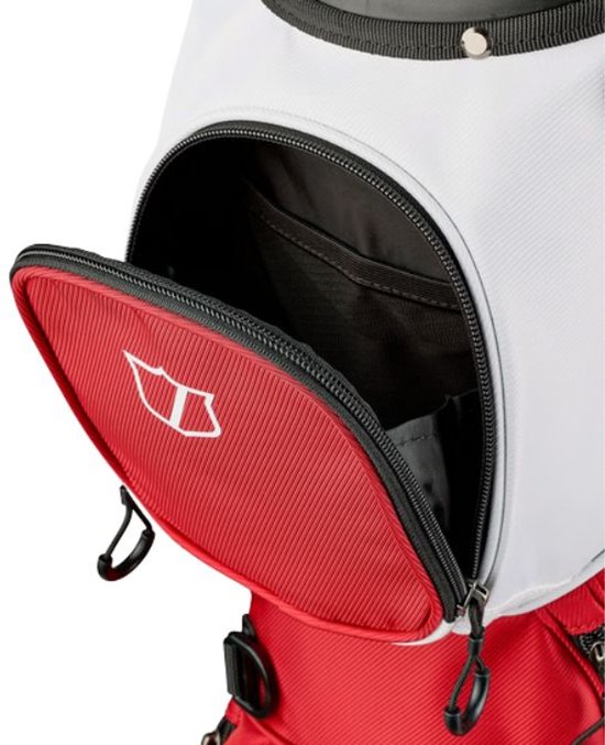 Wilson Talus 5 Standbag 2026 - Rood Wit van Merkloos — afbeelding 2