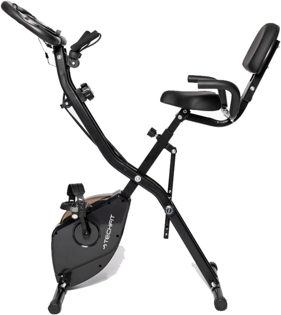 Inklapbare Hometrainer - Indoor Fiets - Thuis Trainen - 8 Weerstandsniveaus - 97x51x115 cm - Zwart