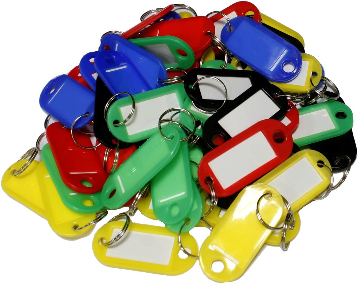 Verotech - Ringen met Label - 10 stuks - Kleur: Meerkleurig