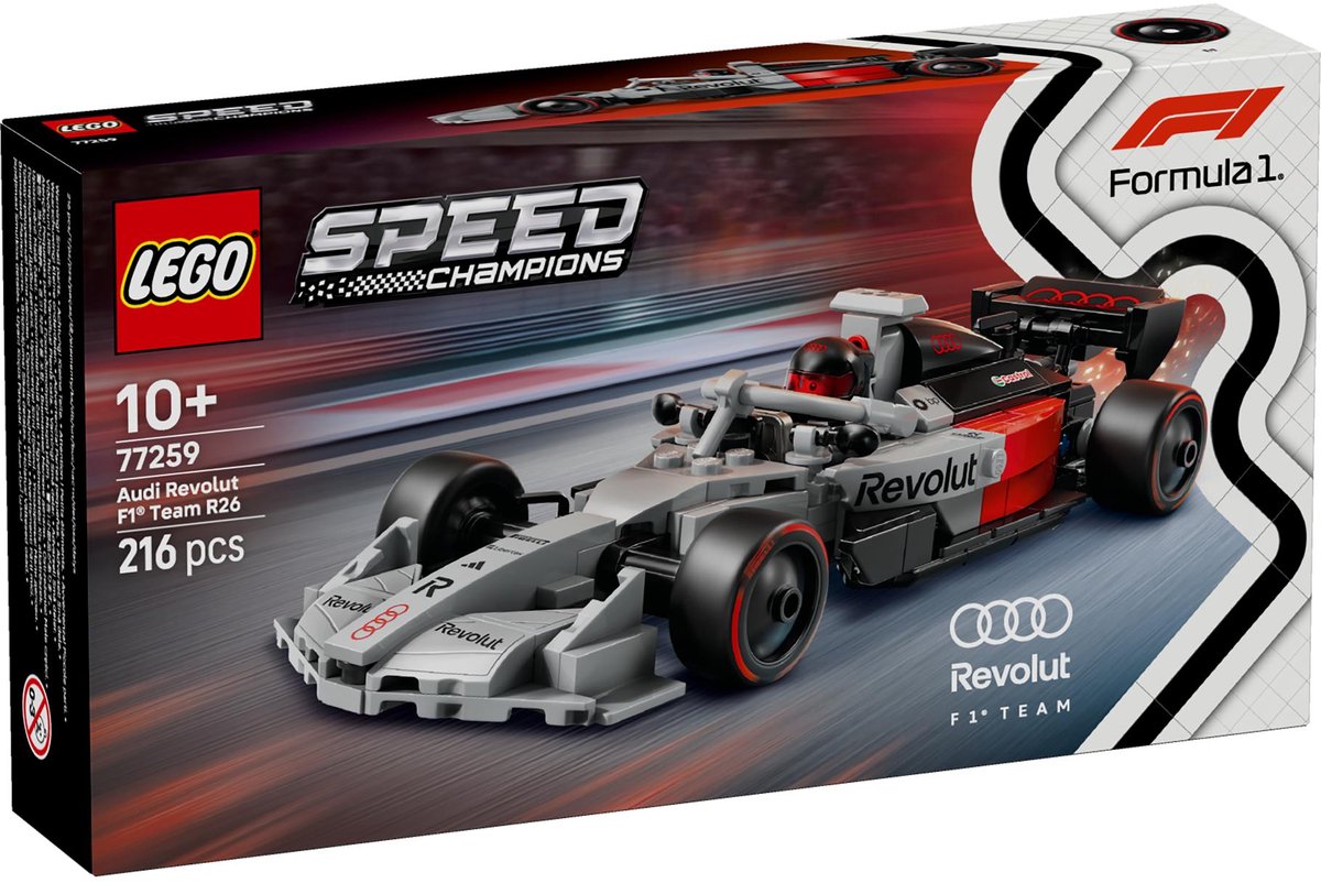 LEGO® Speed Champions Audi Revolut F1® Team R26 Racewagen - 77259 — afbeelding 22
