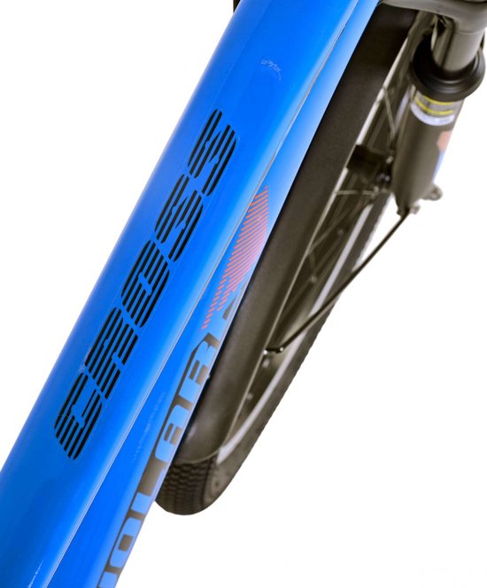 Volare Cross Kinderfiets - Jongens - 24 inch - Blauw - 18 versnellingen - Twee handremmen van Volare — afbeelding 5