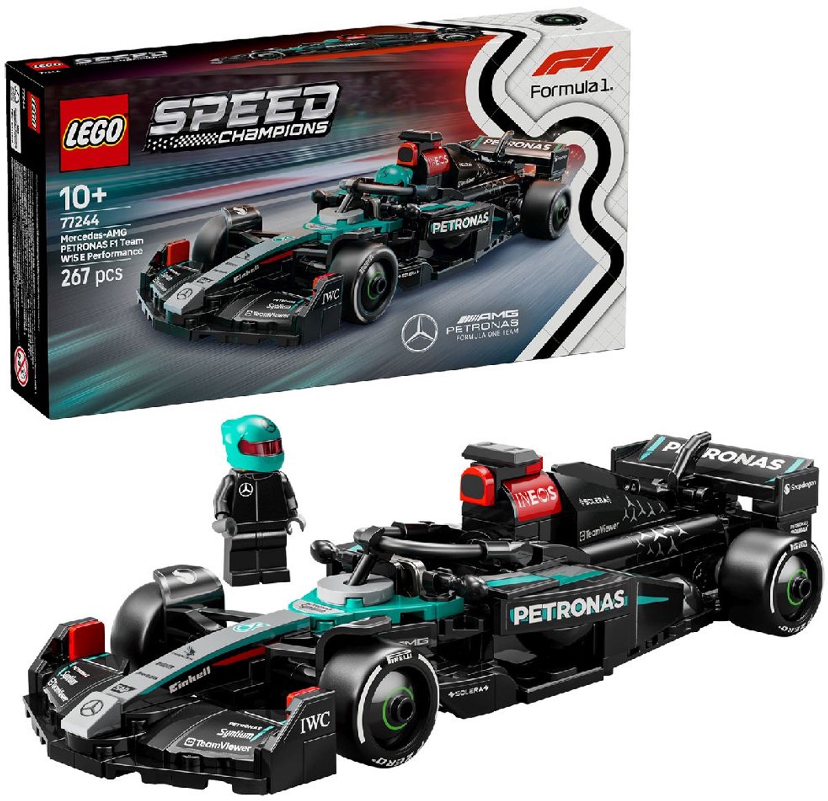 LEGO Speed Champions Mercedes-AMG F1 W15 racewagen Speelgoed - 77244 — afbeelding 25
