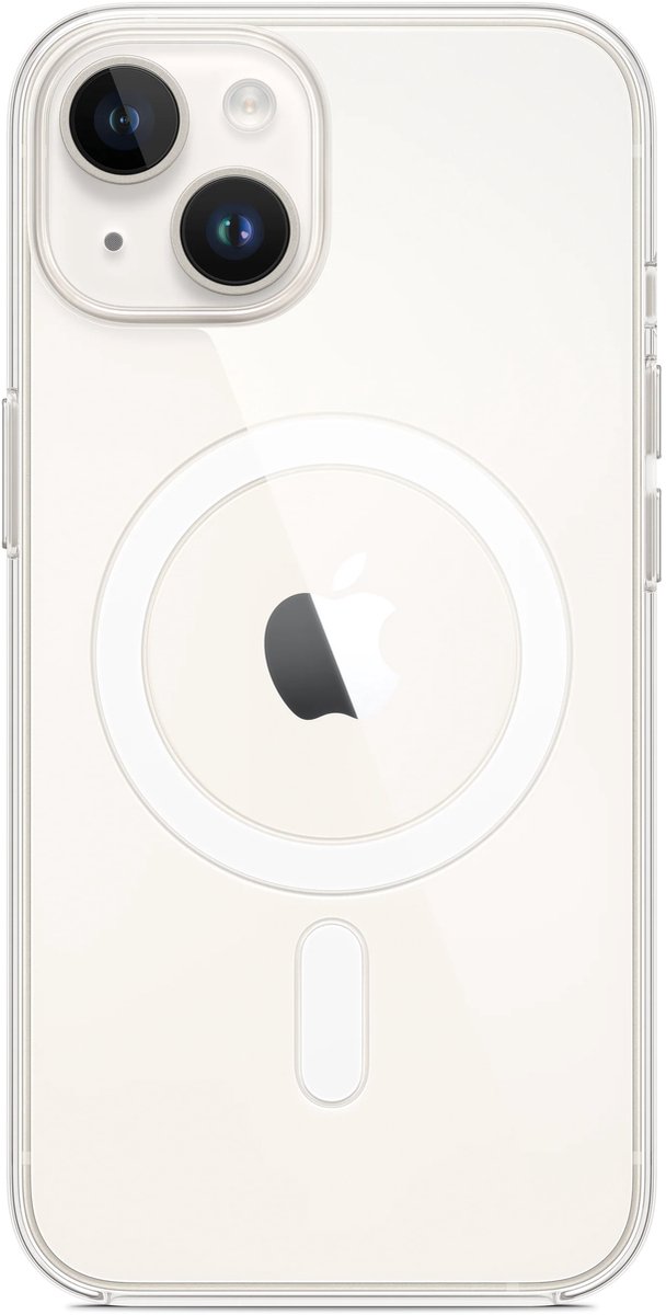 Apple Clearcase MagSafe voor de Apple iPhone 14 - Transparant