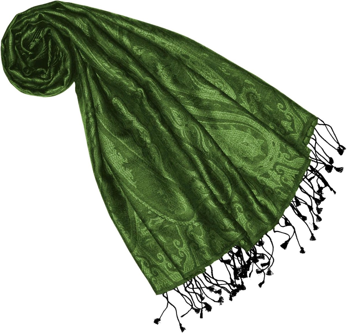 Zijden Sjaal - Pashmina Doek - Luxe Accessoire - Jacquard Geweven - 70 x 190 cm - Meerkleurig