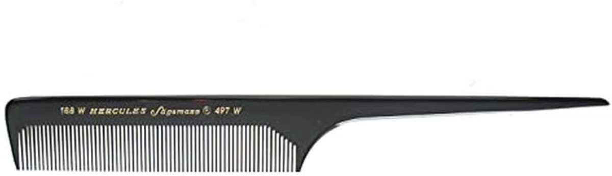 Steelkam - Professionele Kam - Haar Stylen - Vormvast Materiaal - 20 cm - Zwart