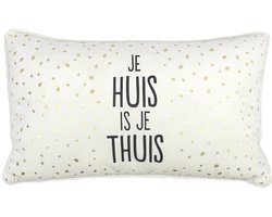 100%LEUK - Sierkussen - Je huis is je thuis