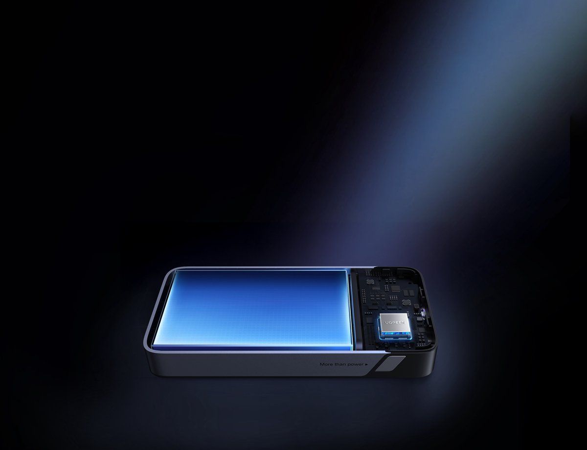 UGREEN Power Bank 20000mAh 45W Snel Opladen met USB-C Kabel - afbeelding 3