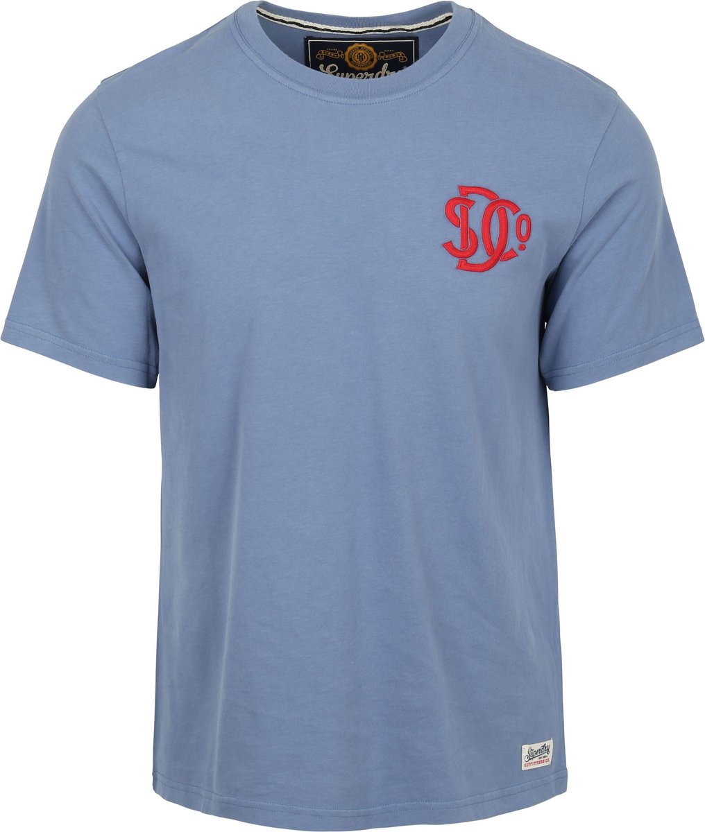 Superdry Neon Relaxed T-Shirt – Heren Blauw