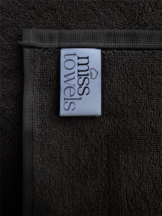 Miss Towels Hotel Badmat - Zwart- 50x80cm - Made in Portugal