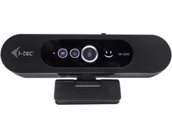 i-tec – Solomon WH200 – Webcam – 2K – Windows Hello – 1 microfoon – Laptop & PC – Streaming – Plug & Play