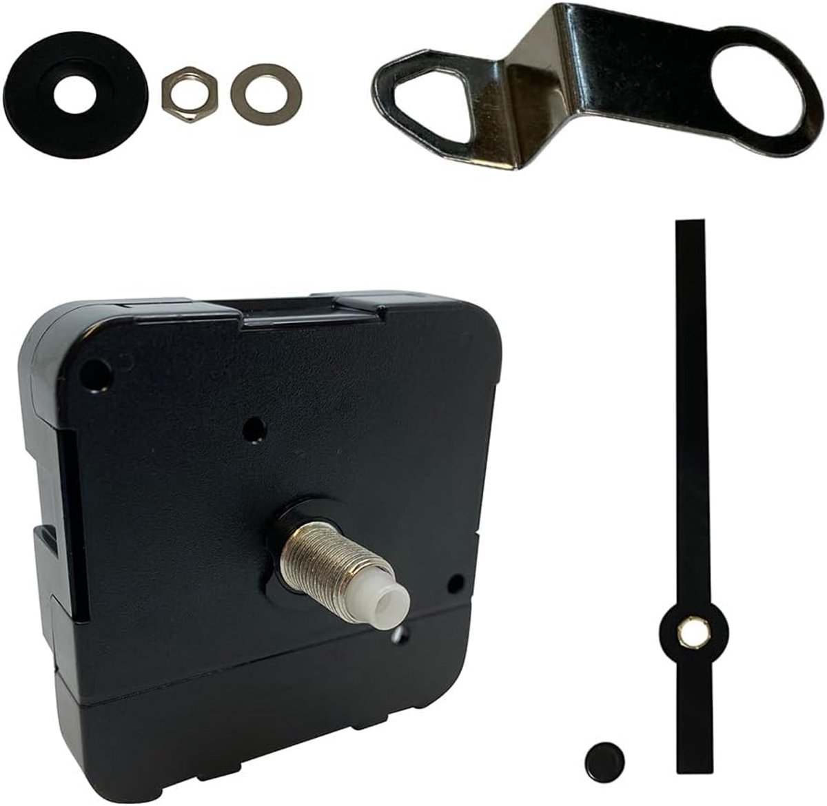 Klok Beweging Mechanisme - Getijde Motor - Klok Reparatie - Niet Tikkend - 90 mm - Zwart