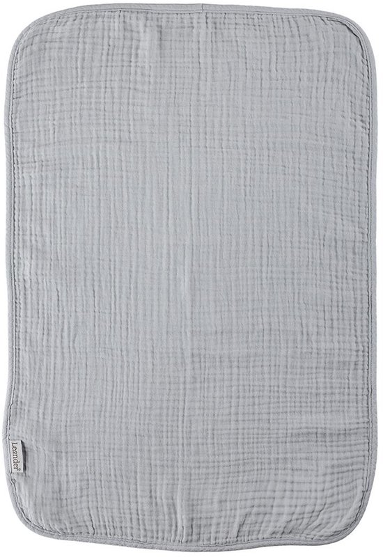 Leander Hydrofiele Doeken Organic Muslin - 2 Stuks - Pearl Grey / Sage Green van Leander — afbeelding 3