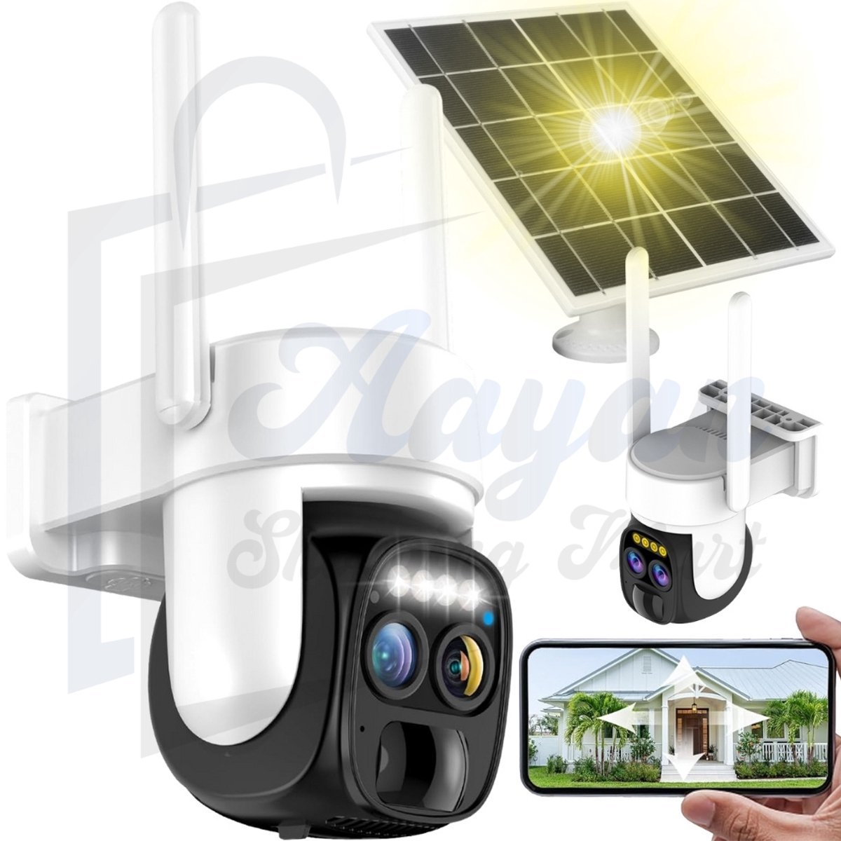 IMOU Beveiligingscamera buiten Cell PT 2C op zonne energie 5 MP kopen IMOU Beveiligingscamera buiten Cell PT 2C op zonne energie 5 MP kopen