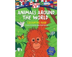 Flag It! Animals Around the World Colouring Book