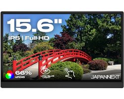 JAPANNEXT Draagbare Touchscreen Monitor 15.6" IPS Full HD (1920x1080) | JN-MD-i156F-T-LE