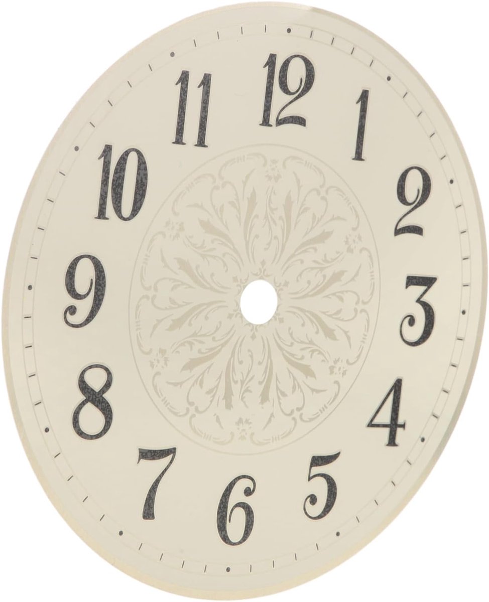 Klok Wijzerplaat - Ronde Plaat - Klok Maken - Stevig Ijzer - 14cm Diameter - Goud