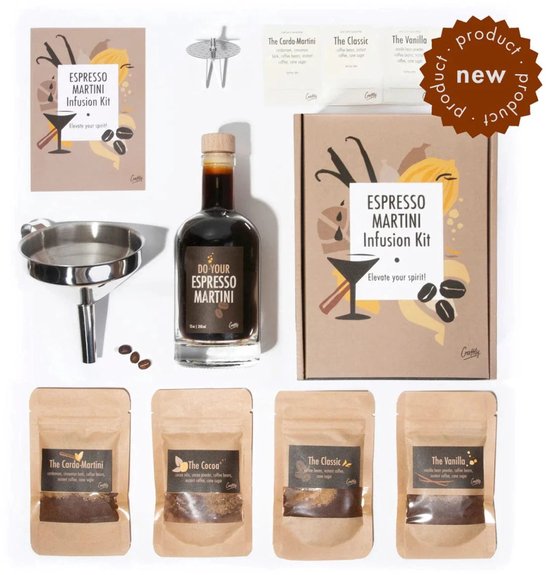 Espresso Martini Set | met Cocktailglazen Espresso Martini Set | met Cocktailglazen