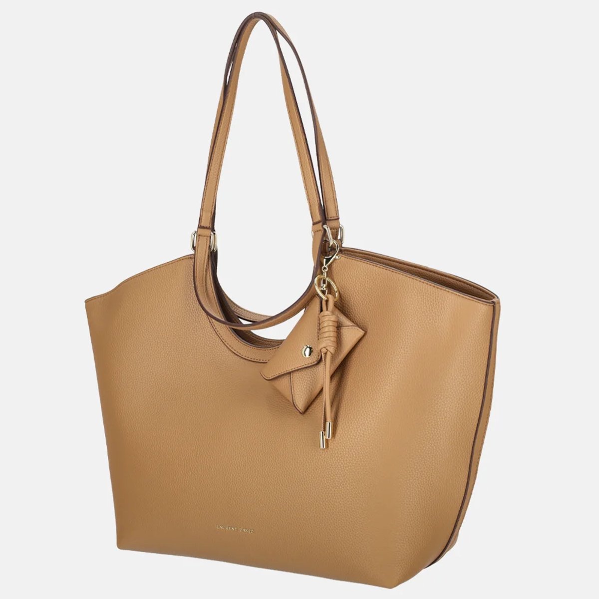 Laurent David Estee handtas/shopper camel