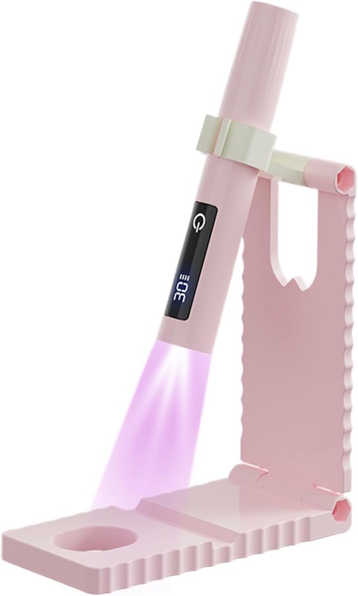 Draagbare UV-lamp - Nagelversteviger Lamp - Gel Nagels Uitharden - Oplaadbaar met LCD - 28 x 131 x 28 cm