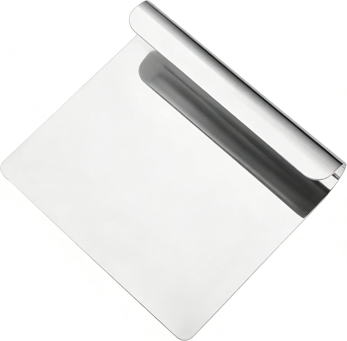 Keukenschraper - Deegspatel Groenteschep - Bakken Snijden - Roestvrij Staal - 14 x 12 cm