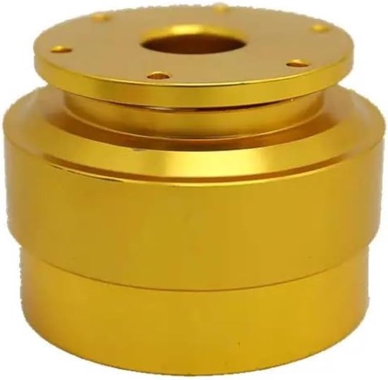 Stuurwielnaaf Adapter - Snelkoppelingsnaaf - Racen Simulator - Aluminium Constructie - 70mm 6-Gats - Roze — afbeelding 5