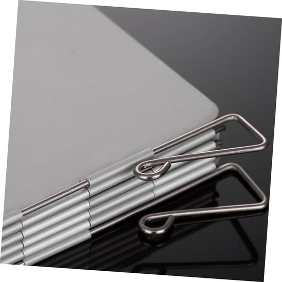 Kampeer Kooktoestel Windscherm - Opvouwbaar Windblok - Buiten Koken - 8 Delige Set - 24x8.4cm - Zilver — afbeelding 2