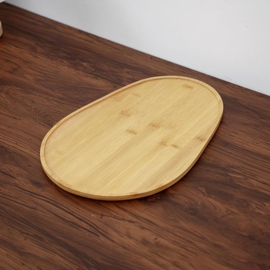 Schuifdienblad Keukenrobot - Apparaat Verplaatser - Keuken Werkblad - Krasbestendige Bescherming - 38.7 x 27.5 cm - Houtkleur — afbeelding 3