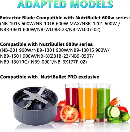 Blender Onderdelen Set - Mixer Accessoires - Keuken Gebruik - Efficiënte Mengprestaties - 32oz en 24oz Bekers - Standaard Kleur van Blender — afbeelding 3