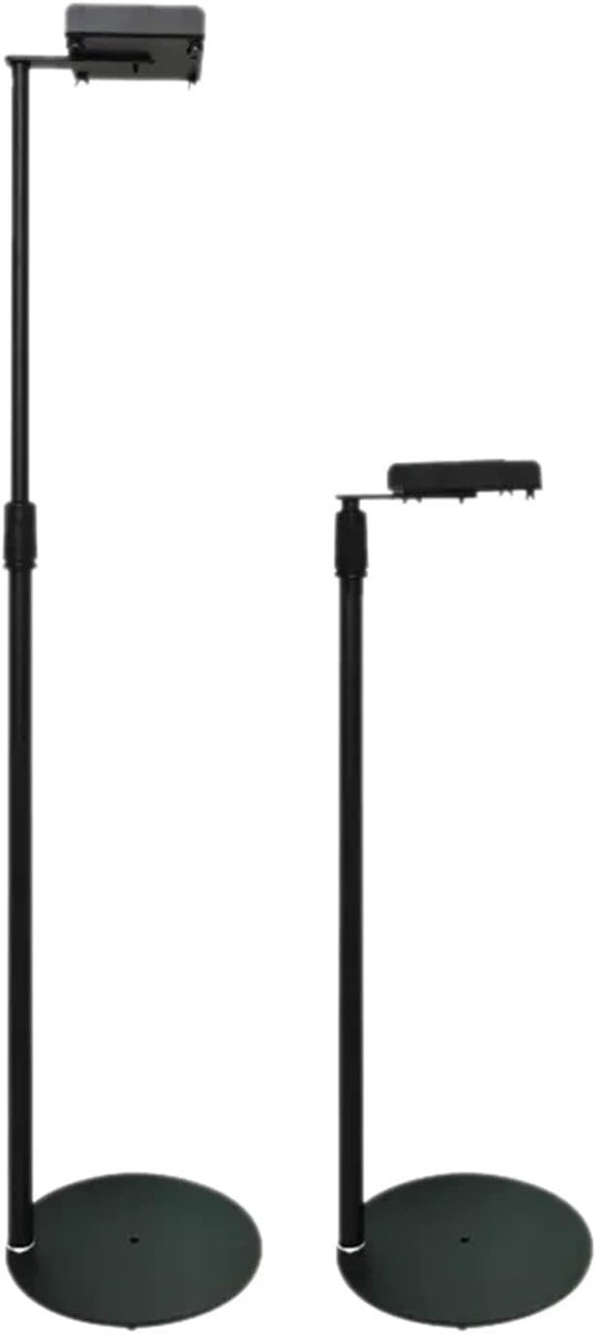 Luidsprekerbeugel - Audio Plank - Verbeter Geluid - Metalen Vloerstandaard - Universele Pasvorm - Zwart