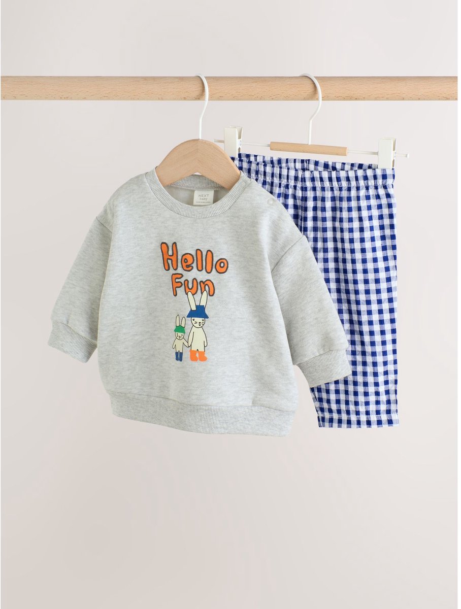 Next Sweatshirt en Broek Baby Set