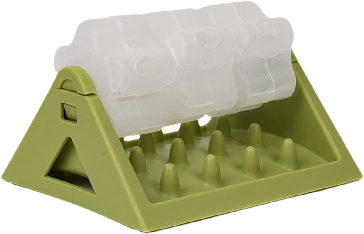 Honden Puzzel Speelgoed - Interactief Voederspel - Mentale Stimulatie - Vertraagt Eetgedrag - 21 x 13 x 8 cm - Groen