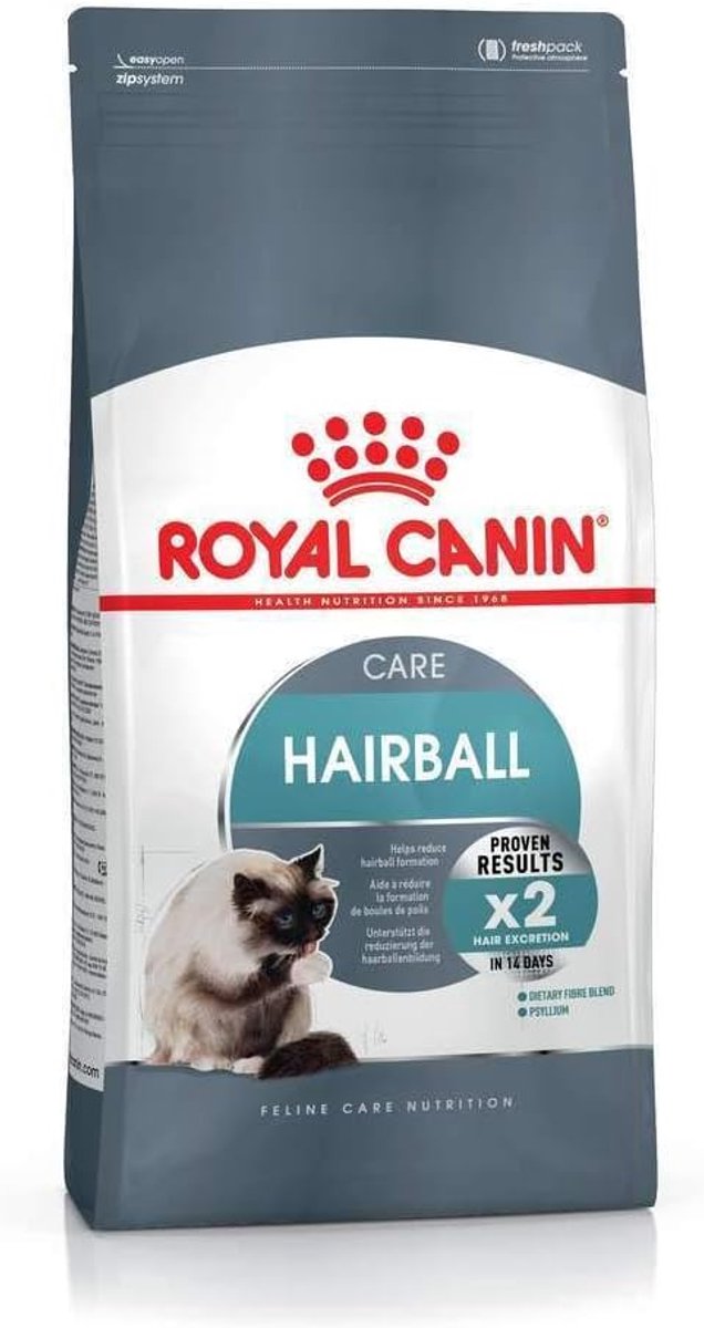 Kattenvoer - Droogvoer - Haarbal Controle - Stimuleert Darmtransit - 2 kg