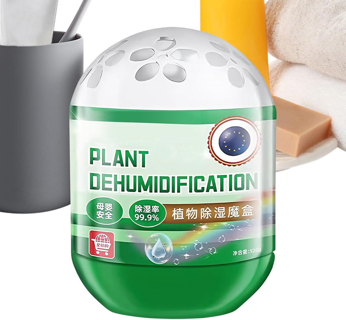 Huishoudelijke Vochtbox - Vochtvanger Kamer - Vocht Absorberen - Plantaardige Ingrediënten - 120g Per Doos