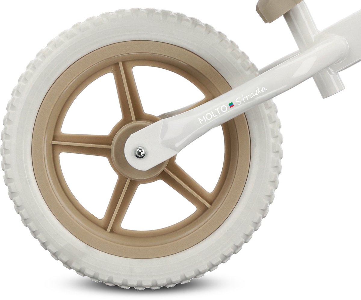 sun baby Loopfiets voor Kinderen 2 Jaar Molto Strada, max. 30 kg, Loopfietsen met schuimrubberen banden, verstelbaar zadel en stuur, stalen frame thumbnail 6