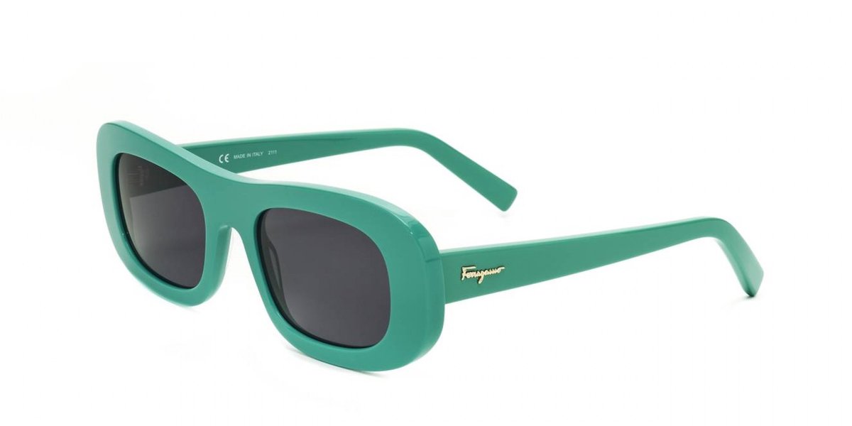 Ferragamo SF1046S Green 51/20/145 WOMAN Zonnebrillen