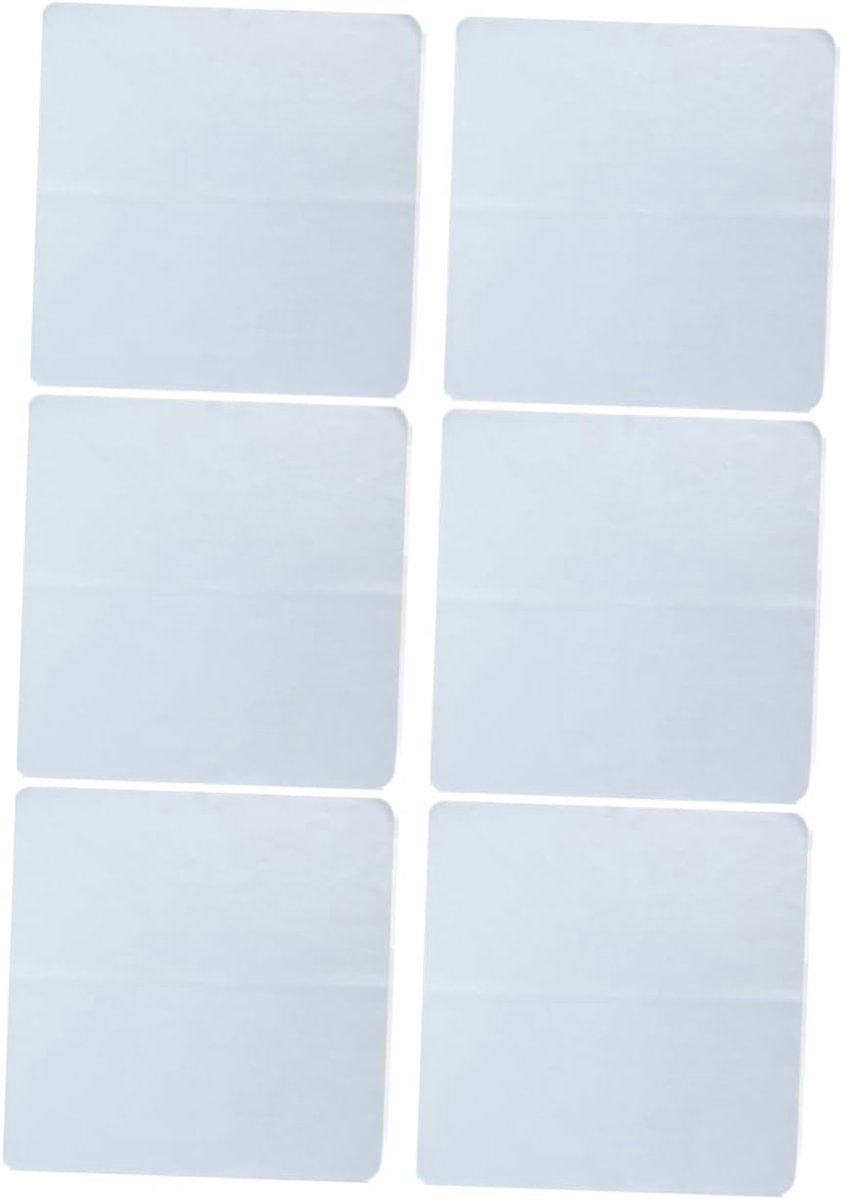 Veeg Doekjes Set - Schoonmaak Textiel - Optiek Reinigen - Zachte Microvezel - 6 Stuks - Grijs