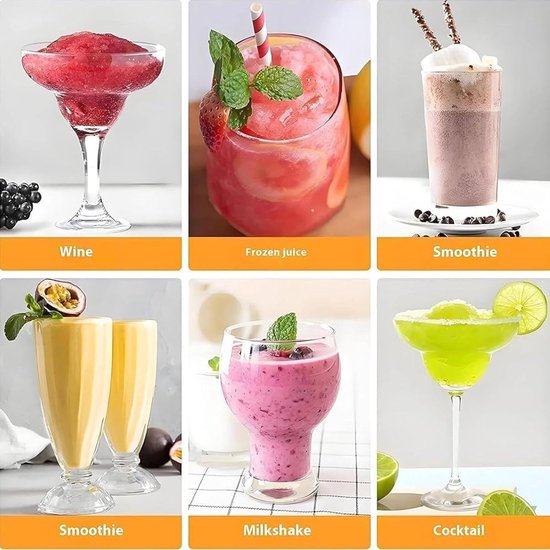 Slushie Machine - IJsmachine Dranken - Bevroren Dranken Maken - Ijsvrije Technologie - 41.5x14.3x42.5cm — afbeelding 5
