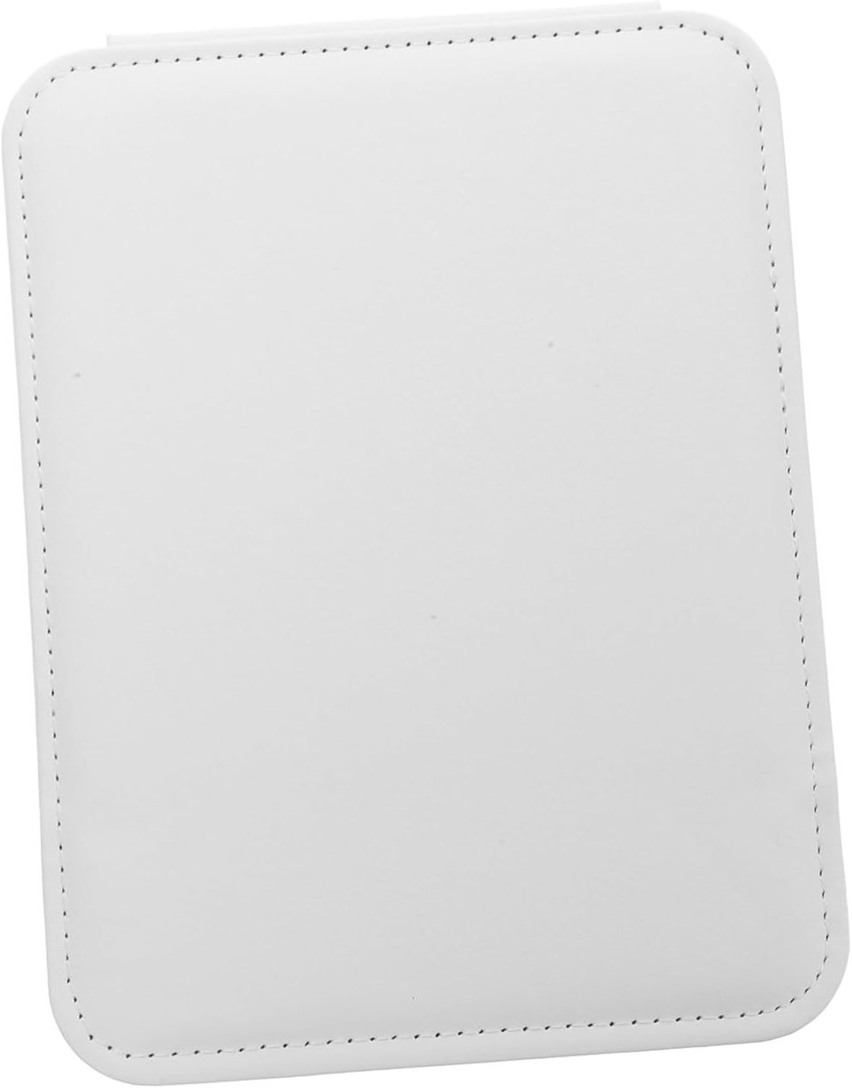 Bureau Spiegel - Kaptafel Spiegel - Make-up Aanbrengen - Modern Design - 20.5x15.5cm - Wit