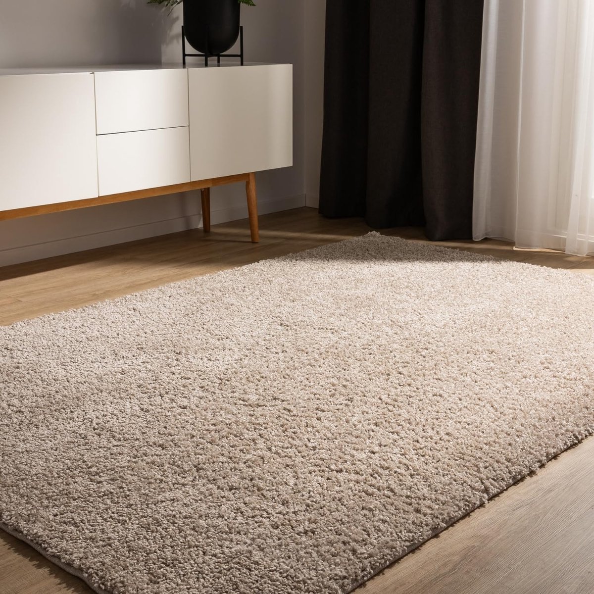 Laagpolig Vloerkleed - Zacht Tapijt - Woonkamer Decoratie - Vloerverwarming Geschikt - 133