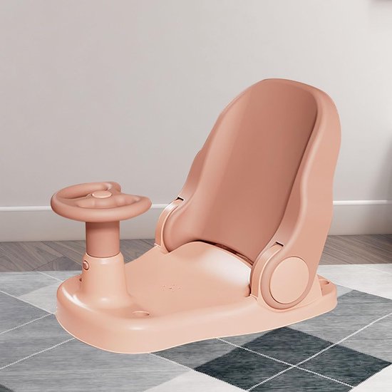 Babybadzitje - Douchestoel Baby - Veilig Baden - Verstelbare Zitmodi - Roze — afbeelding 2
