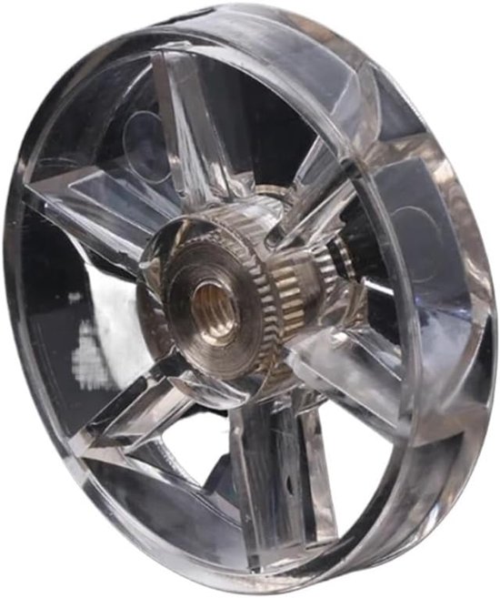 Mixer Onderdeel - Reserveonderdeel Basis - Apparaat Reparatie - Duurzaam Materiaal - 47 cm Diameter - Transparant Goud van Merkloos — afbeelding 5