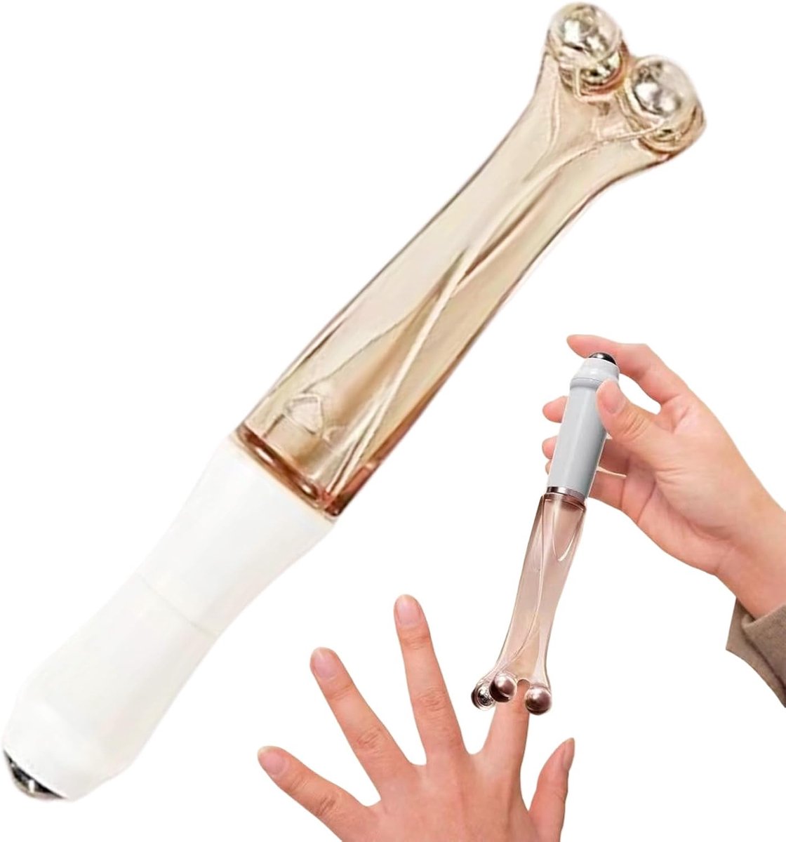 Handmassage Tool - Vingermassager - Ontspanning Thuis - Gerichte Werkings - 18 x 3.5 cm