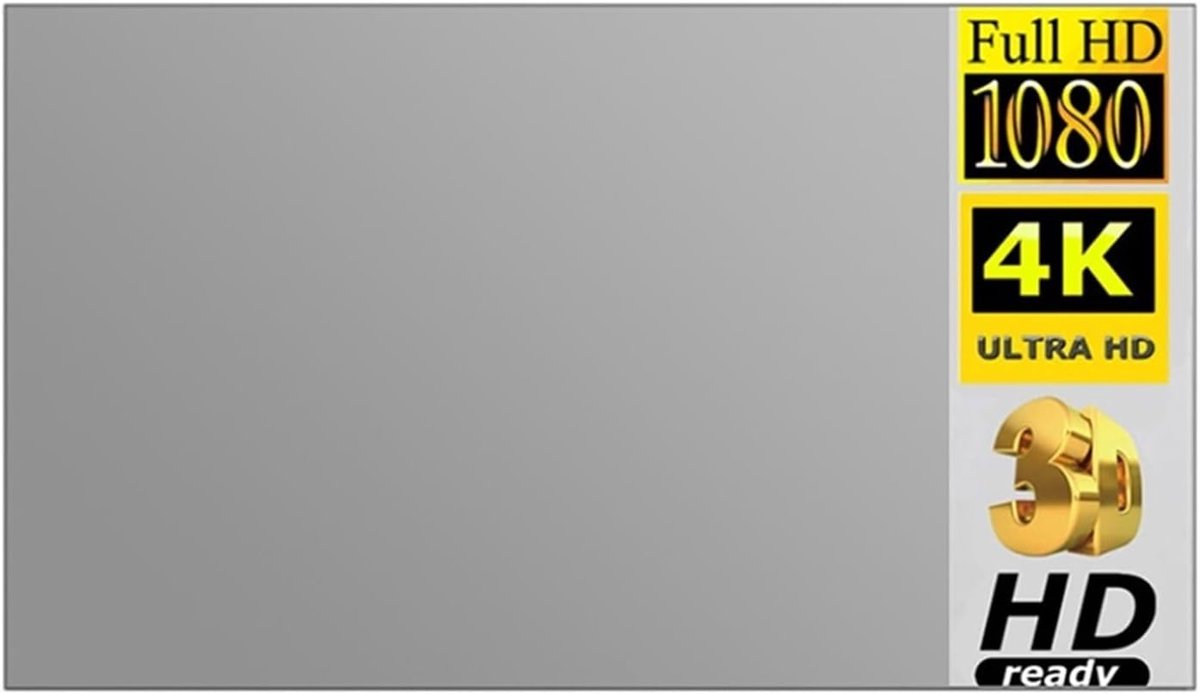 Projectiescherm - Scherm Projector - Thuisbioscoop - Anti-licht - 100 inch - Grijs