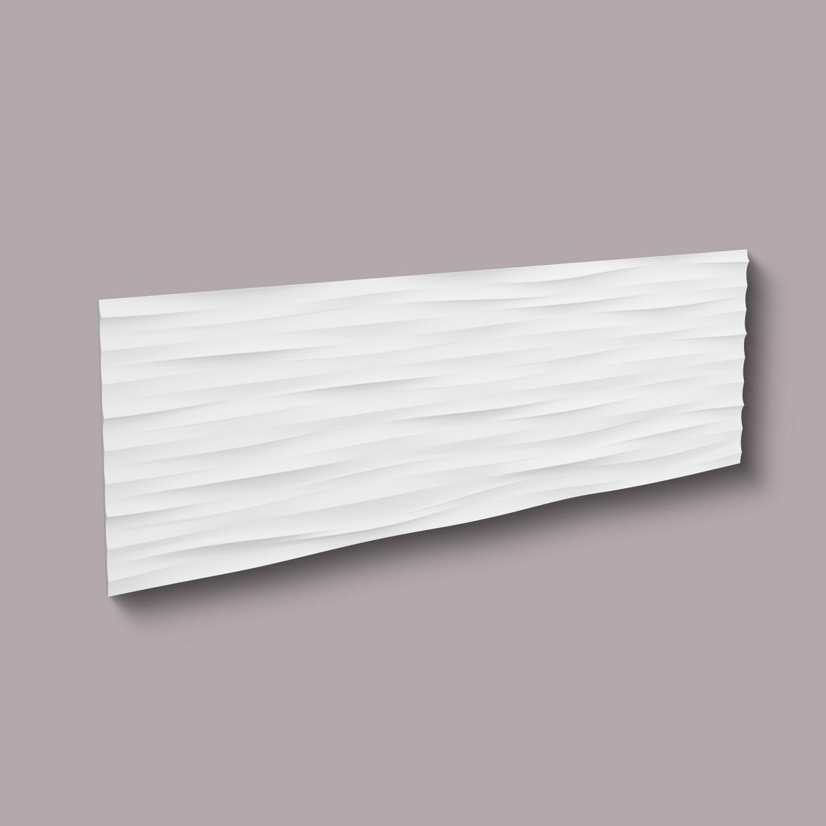 3d muurpaneel NMC WAVE ARSTYL Noel Marquet Wandpaneel Sierelement modern design wit 0,43 m2