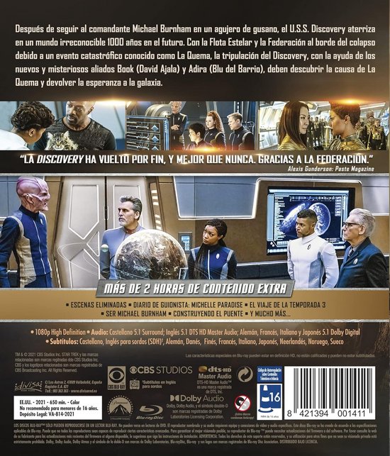 Star Trek Discovery Seizoen 3 Blu-ray - Complete Serie Afleveringen — afbeelding 2