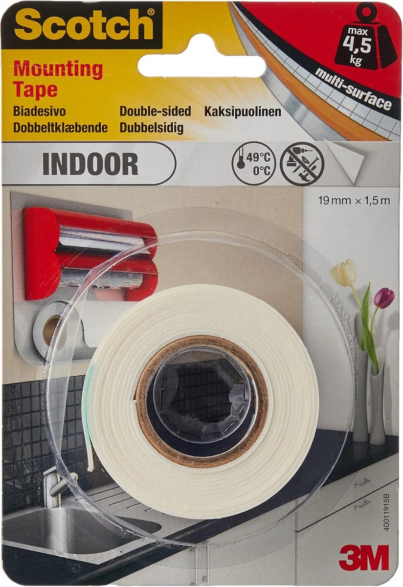 Sterk Dubbelzijdig Tape voor Binnen en Buiten - Dik Schuimrubber