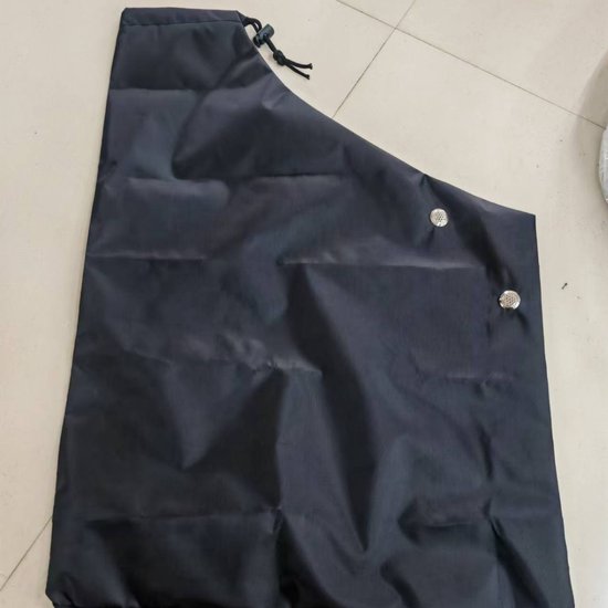 Bladblazer Opbergtas - 2 Stuks - Opvangzak - Universele - Oxford-stof - Bladblazer Vacuümzak - Met Rits en Trekkoord - Waterdichte - Tuingereedschap - Geschikt voor bladblazers en bladversnipperaars - 44*60 cm - Zwart van Merkloos	 — afbeelding 2